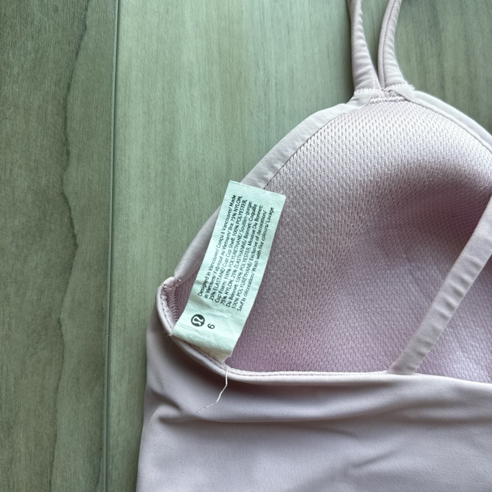 Pink lululemon sports bra - Picture 3 of 3